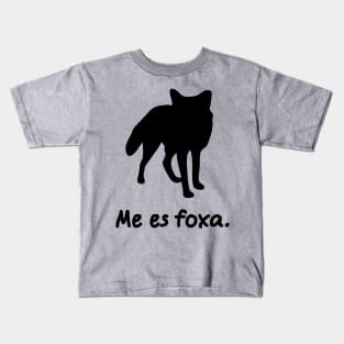 I'm A Fox (Lingwa de Planeta) Kids T-Shirt